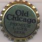 Beer cap Nr.587: Old Chicago Premium Lager Beer produced by Huber-Berghoff Br. Co/Monroe