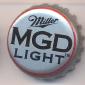 Beer cap Nr.833: Miller Genuine Draft Light produced by Miller Brewing Co/Milwaukee