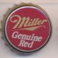 Beer cap Nr.1231: Miller Genuine Red produced by Miller Brewing Co/Milwaukee