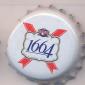 Beer cap Nr.3167: 1664 de Kronenbourg produced by Kronenbourg/Strasbourg