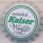 Beer cap Nr.4670: Kaiser Weiße produced by Kaiser-Braeu OHG Anna u. Andreas Laus/Neuhaus