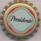 Beer cap Nr.7446: Presidente produced by Cerveceria Nacional/C. Por A Santo Domingo