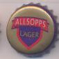 Beer cap Nr.8711: Allsopps Lager produced by Kenya Breweries Ltd./Nairobi