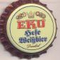 Beer cap Nr.9308: EKU Hefeweißbier Dunkel produced by Erste Kulmbacher Actienbrauerei AG/Kulmbach