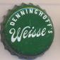 Beer cap Nr.9312: Denninghoff's Weisse produced by Giessener Brauhaus und Spiritusfab A&W Denninghoff/Giessen