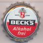 Beer cap Nr.9454: Beck's Alkoholfrei produced by Brauerei Beck GmbH & Co KG/Bremen