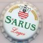 Beer cap Nr.10493: Sarus Lager produced by Pivovary Saris a.s./Velky Saris