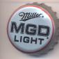 Beer cap Nr.11699: Miller Genuine Draft Light produced by Miller Brewing Co/Milwaukee
