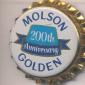 Beer cap Nr.11784: Golden 200th Aniversary produced by Molson Brewing/Ontario