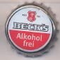 Beer cap Nr.12404: Beck's Alkoholfrei produced by Brauerei Beck GmbH & Co KG/Bremen
