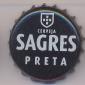 Beer cap Nr.14140: Sagres Preta produced by Central De Cervejas S.A./Vialonga