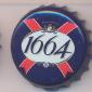 Beer cap Nr.16088: 1664 de Kronenbourg produced by Kronenbourg/Strasbourg