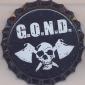 Beer cap Nr.18241: G.O.N.D. produced by Rugbeer Germany/Heilbronn