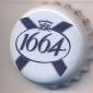 Beer cap Nr.19758: 1664 produced by Kronenbourg/Strasbourg