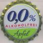 Beer cap Nr.20932: 0,0% Alkoholfrei Apfel produced by Bitburger Brauerei Th. Simon GmbH/Bitburg
