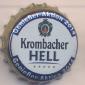 Beer cap Nr.21533: Krombacher Hell produced by Krombacher Brauerei Bernard Schaedeberg GmbH & Co/Kreuztal