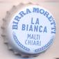 Beer cap Nr.23433: Moretti La Bianca produced by Birra Moretti/Udine