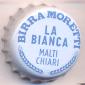 Beer cap Nr.23433: Moretti La Bianca produced by Birra Moretti/Udine