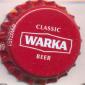 Beer cap Nr.23832: Warka Classic Beer produced by Browar Warka S.A/Warka