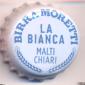Beer cap Nr.24390: Birra Moretti La Bianca produced by Birra Moretti/Udine