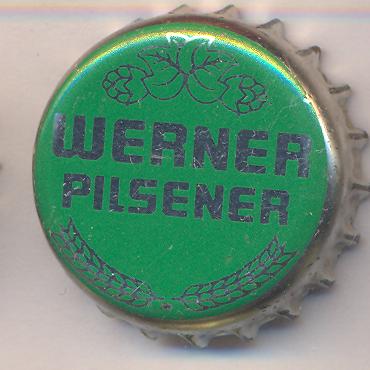 Beer cap Nr.3374: Werner Pilsener produced by Werner Br&auml;u GmbH & Co. KG Privatbrauerei/Poppenhausen