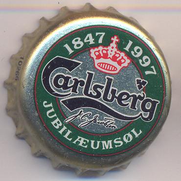 Beer cap Nr.3832: Jubiläumsöl Pilsner produced by Carlsberg/Koppenhagen