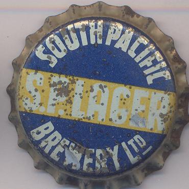 Beer cap Nr.4406: S.P.Lager produced by South Pacific Brewery/Port Moresby