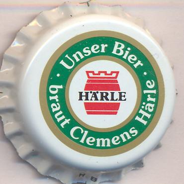 Beer cap Nr.4580: H&auml;rle produced by Clemens H&auml;rle/Leutkirch