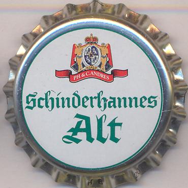 Beer cap Nr.4591: Schinderhannes Alt produced by Kirner Privatbrauerei Ph. & C. Andres/Kirn