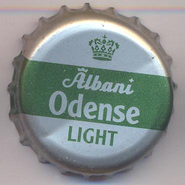 Beer cap Nr.5080: Odense Light produced by Albani Bryggerirne/Odense