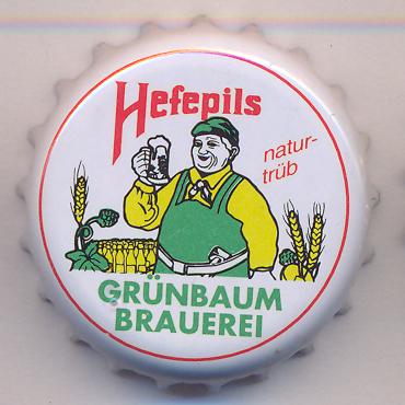 Beer cap Nr.5440: Hefepils produced by Grünbaum Brauerei/Aalen