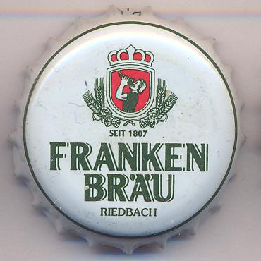 Beer cap Nr.6212: Schwarzbier produced by Franken Bräu/Riedbach