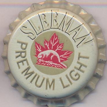 Beer cap Nr.8393: Premium Light produced by Sleemans/Guelph