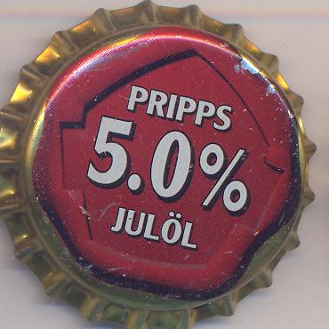 Beer cap Nr.9692: Pripps Julöl 5,0 produced by AB Pripps Bryggerier/Göteborg