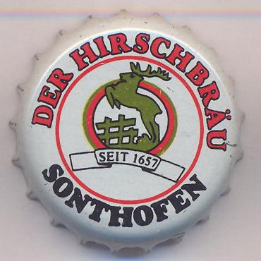 Beer cap Nr.10869: Hirsch Bier produced by Hirschbrauerei/Sonthofen