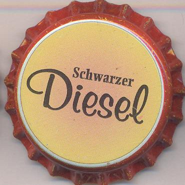 Beer cap Nr.10910: Schwarzer Diesel produced by M&uuml;nch-Br&auml;u Eibau GmbH/Eibau