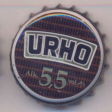 Beer cap Nr.11462: Urho 5,5 produced by Oy Hartwall Ab/Helsinki
