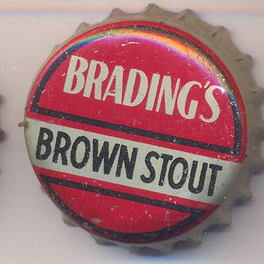 Beer cap Nr.11829: Brading's Brown Stout produced by Capital Brewery Ltd/Brading's