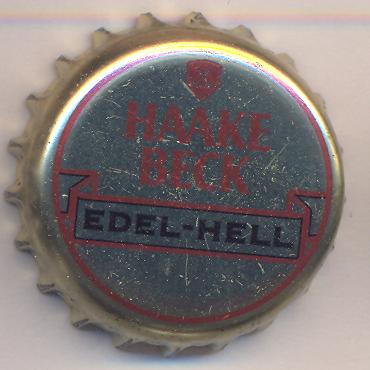 Beer cap Nr.12255: Haake Beck Edel Hell produced by Haake-Beck Brauerei AG/Bremen
