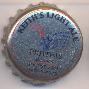 Beer cap Nr.12447: Keith's Light Ale produced by Alexander Keith's/Halifax