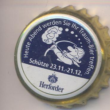 Beer cap Nr.14320: Herforder produced by Brauerei Felsenkeller/Herford