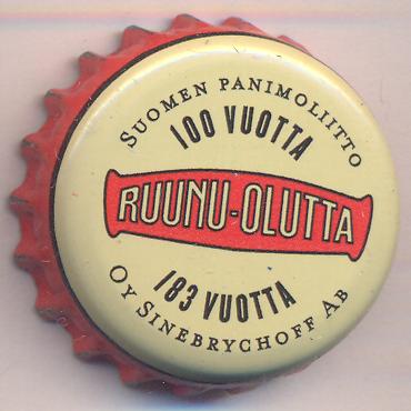 Beer cap Nr.16297: Ruunu Olutta produced by Oy Sinebrychoff Ab/Helsinki