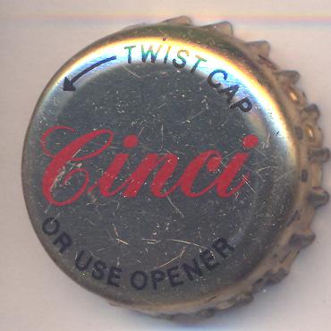 Beer cap Nr.20026: Cinci produced by Carling O'Keefe/Burnaby