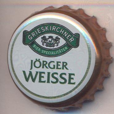 Beer cap Nr.22597: J&ouml;rger Weisse Dunkel produced by Brauerei Grieskirchen-AG/Grieskirchen