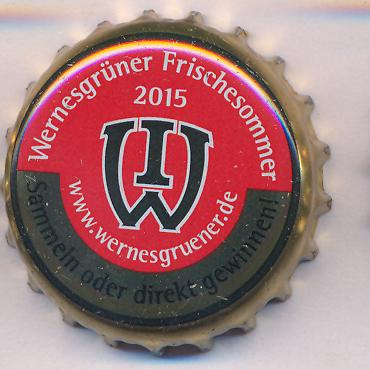 Beer cap Nr.26387: Wernesgr&uuml;ner produced by Wernesgr&uuml;ner Brauerei AG/Wernesgr&uuml;n