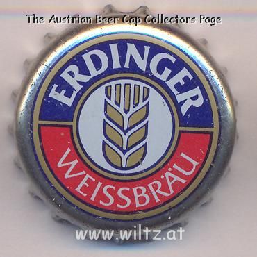 Beer cap Nr.103: Weißbier Kristallklar produced by Erdinger Weissbräu/Erding