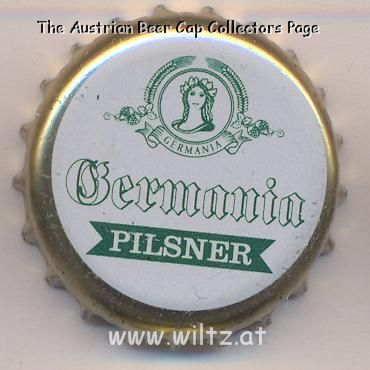 Beer cap Nr.228: Germania Pilsner produced by Frankenthaler Brauhaus GmbH/FrankenThal