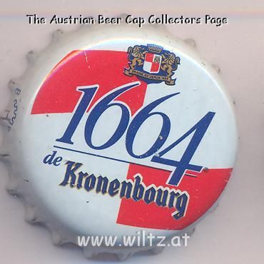 Beer cap Nr.251: 1664 de Kronenbourg produced by Kronenbourg/Strasbourg