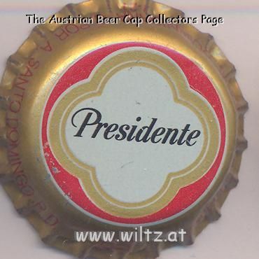 Beer cap Nr.368: Presidente produced by Cerveceria Nacional/C. Por A Santo Domingo