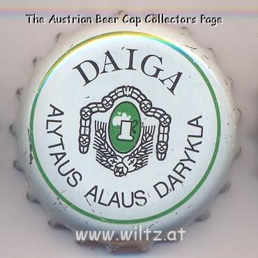 Beer cap Nr.404: Perlojos produced by Daiga/Alytus